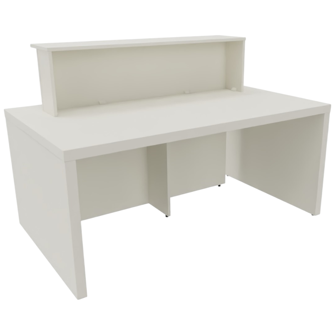 Empfangstheke Verona, weiß – Bild 4